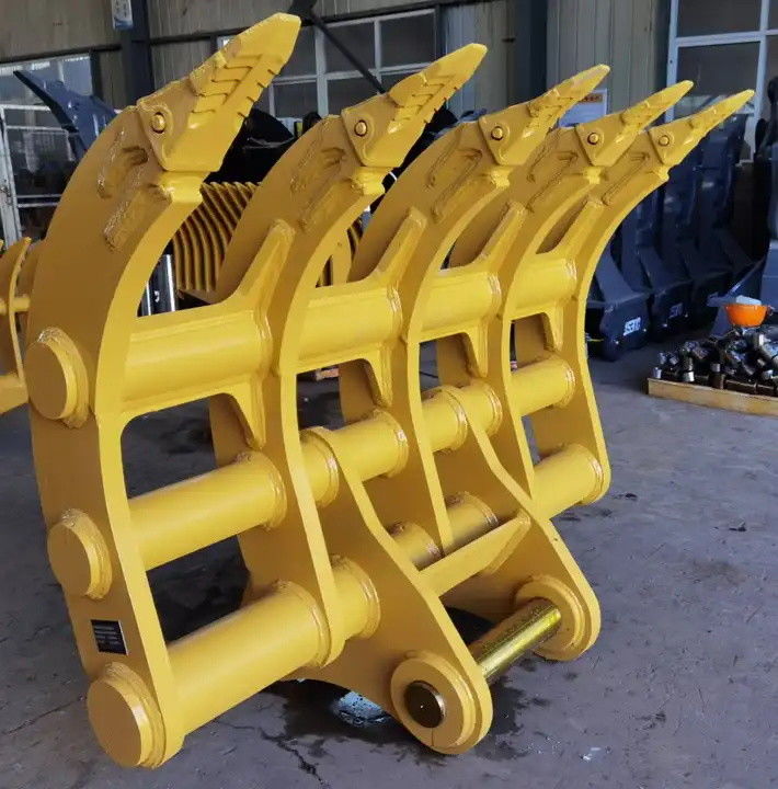1000 mm- 2400 mm graafmachine Root Rake 1-80T Root Rake Voor Mini-graafmachine
