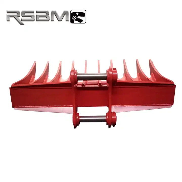 Q345B Graafmachine Root Rake Heavy Duty Root Rake Voor Grote Land Clearing Jobs