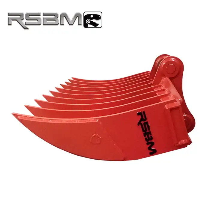 Q345B Graafmachine Root Rake Heavy Duty Root Rake Voor Grote Land Clearing Jobs