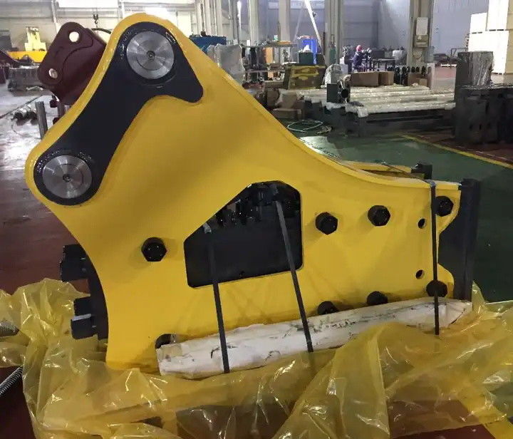 Side Type Rock Hammer Excavator 100kg-500kg Hydraulische breaker voor mini-excavator