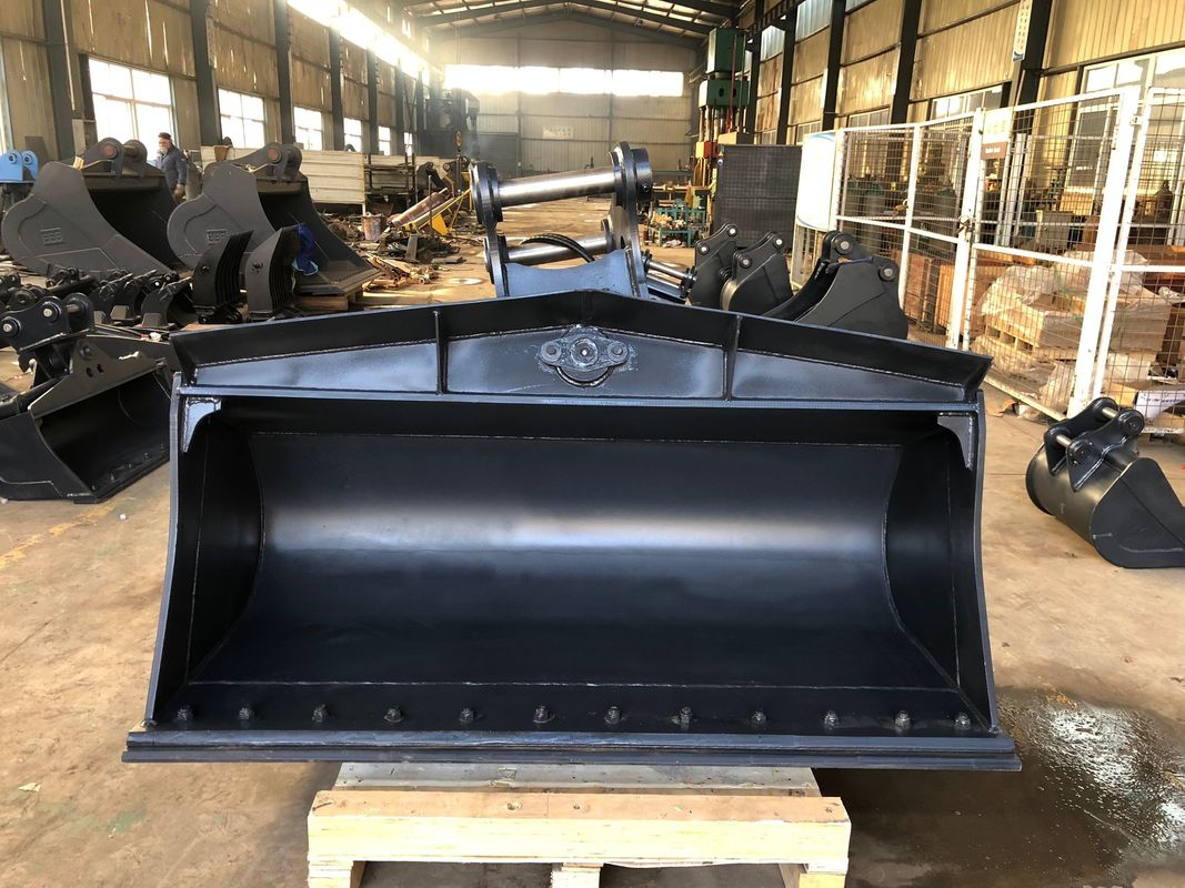 Premium stalen graafmachine kantel emmer voor glad oppervlak afwerking en helling werk