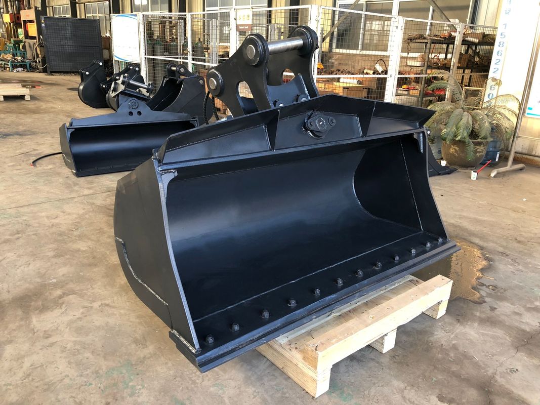 Premium stalen graafmachine kantel emmer voor glad oppervlak afwerking en helling werk