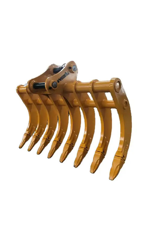 Zware stalen graafmachine Root Rake Graafmachine Root Rake Aanhangsel voor het verwijderen van wortels