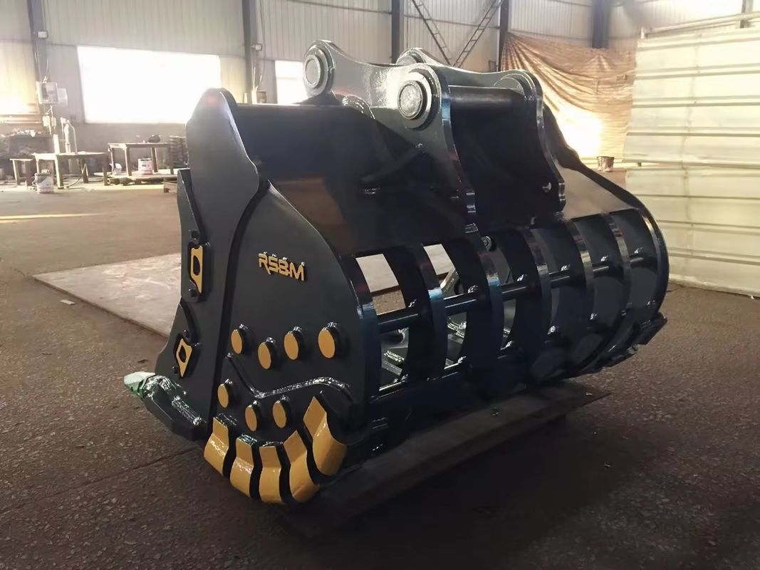 HARDOX450 1-50 ton Graafmachine Sieve emmer voor mijnbouw