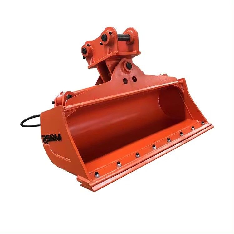 Fabriek verkoop 45 graden mini graafmachine kantel emmer 2000mm breedte arrangement voor 90 graden kanteling
