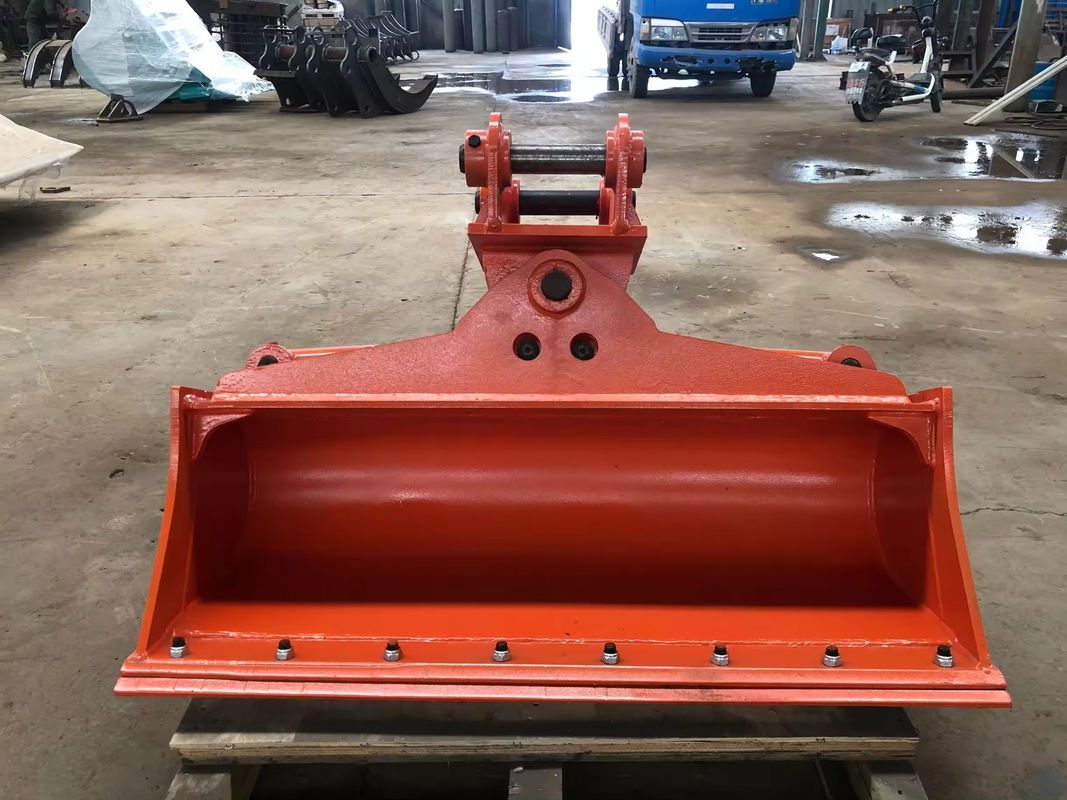 Fabriek verkoop 45 graden mini graafmachine kantel emmer 2000mm breedte arrangement voor 90 graden kanteling