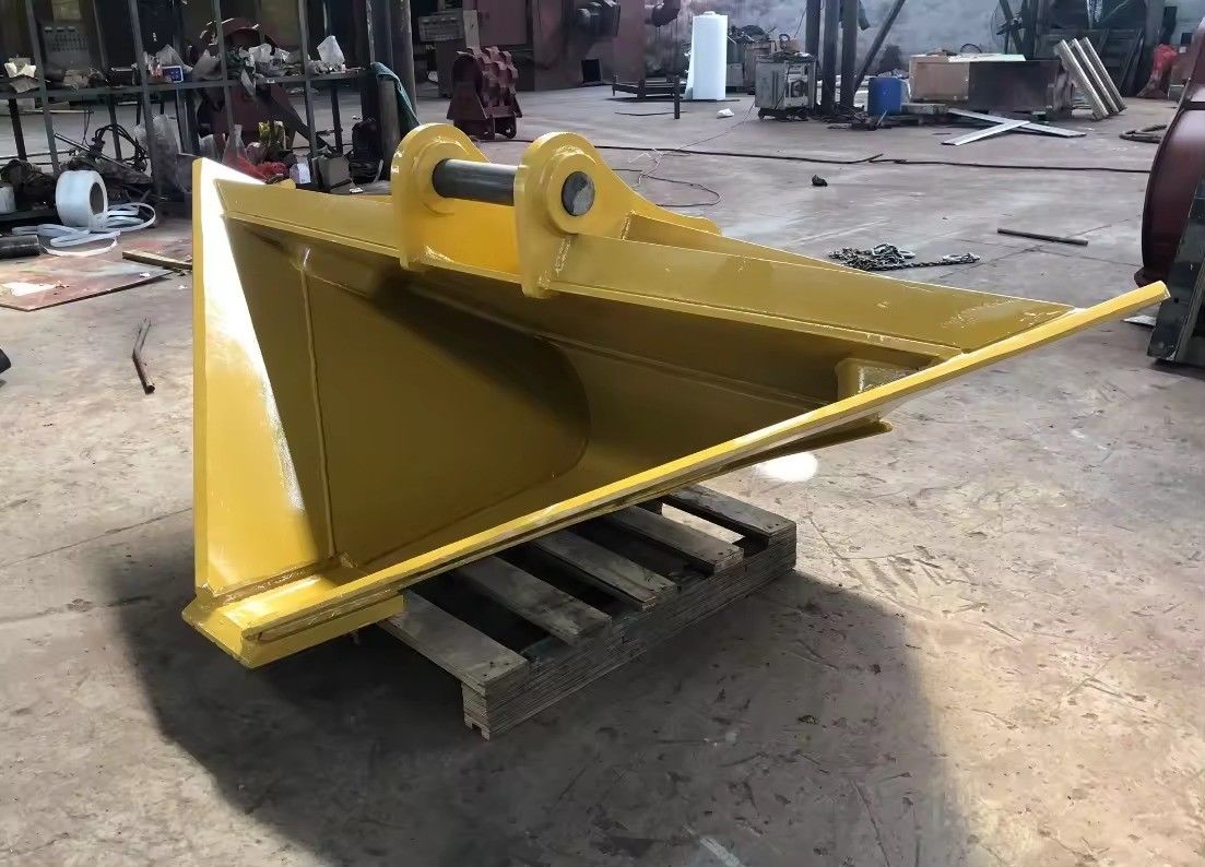 Aanpasbare graafmachine-graafbak maat 60-90 cm bovenste breedte 30 cm dubbele tanden