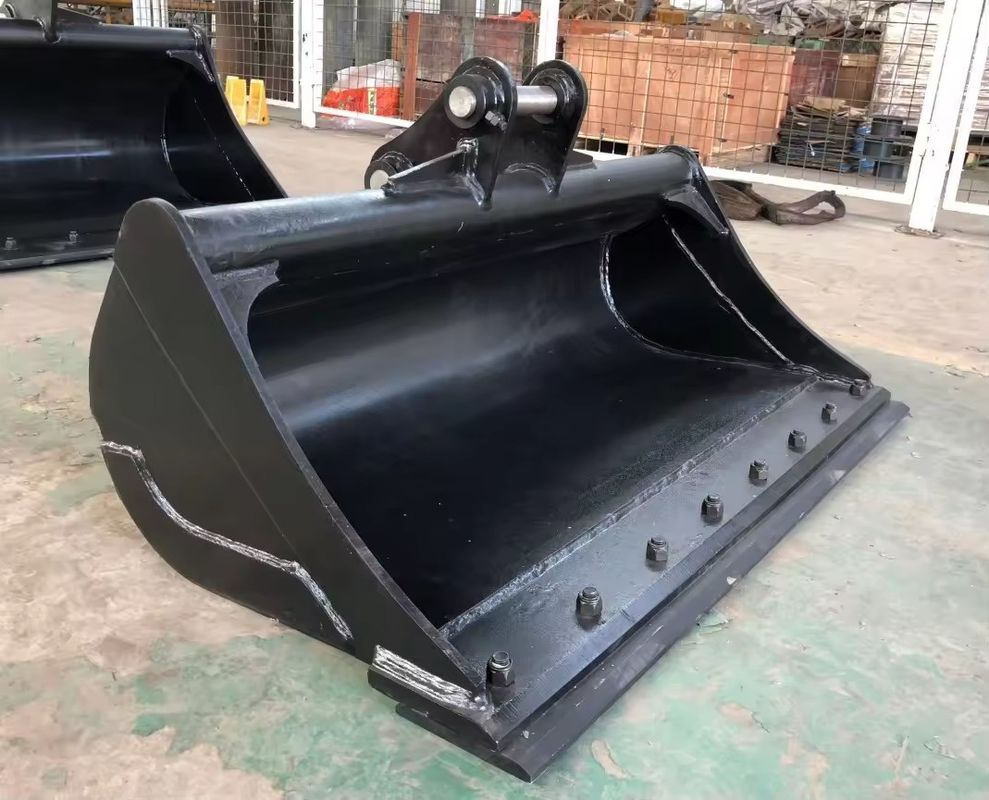 Veelzijdige graafmachine modder emmer met schroef basis en zware taak Bolt-On emmer blad