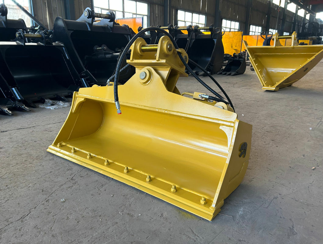 Duurzame bucket met dubbele snijrand en bucketcapaciteit 0,1-2,1 m3