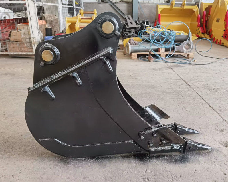Double Bevel Cutting Edge Trenching Bucket voor graafmachine met V-vormige prestaties