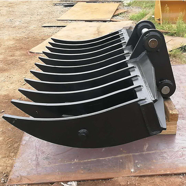 6-12 Tanden Graafmachine Gevallen Boom Rake 250 lbs Verschepen Gewicht veelzijdig ontwerp
