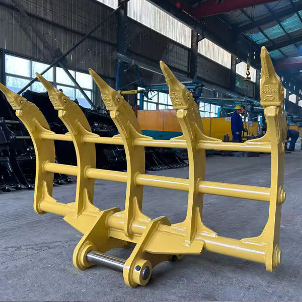 5-7 Werkdagen Graafmachine Rake Bevestiging Geoptimaliseerde Tine Spacing voor puin verwijderen